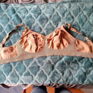 Sugar Candy Busty Nursing Bra - Beige Size XL